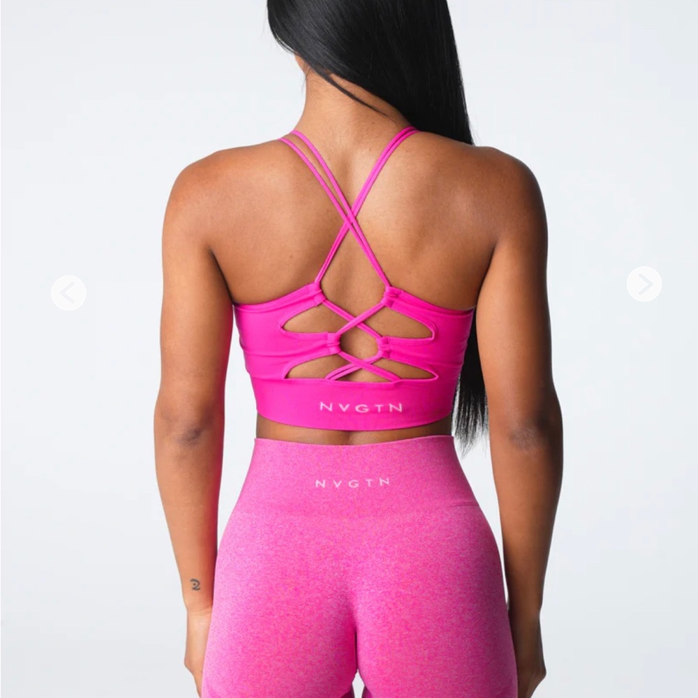 Nvgtn Fuchsia Thrive Seamless Bra